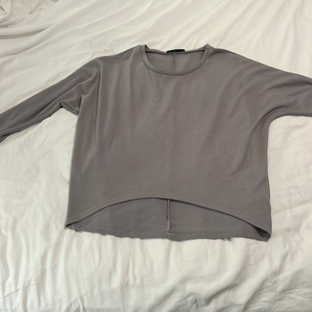 Gray shirt